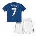 Billige Everton Dwight McNeil #7 Hjemmetrøye Barn 2023-24 Kortermet (+ korte bukser)